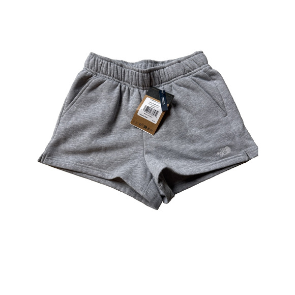 North Face Half Dome Shorts Womens XS Gray Light Heather Athletic Lounge New - Picture 1 of 7